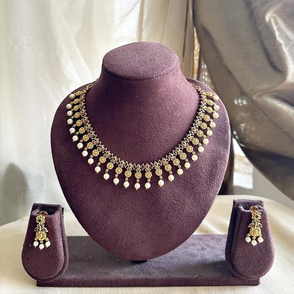 Antique matte Kemp Curved paisley mottu short set