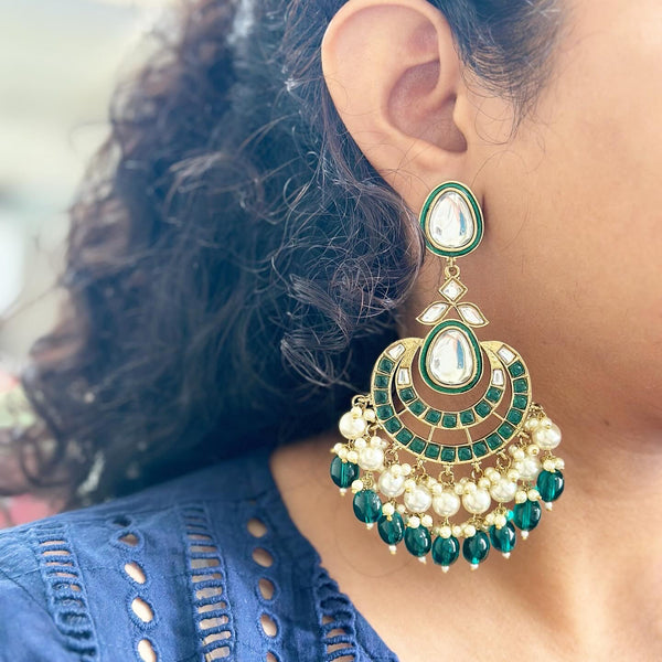 Grand Polki dollops statement earrings