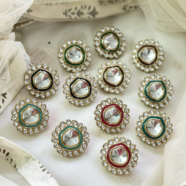 Polki lining studs