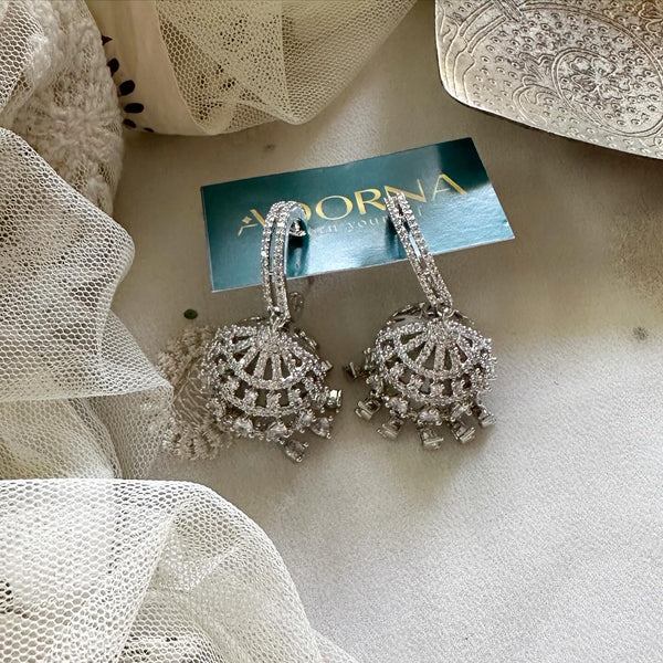 Half-hoop full jumkhas danglers