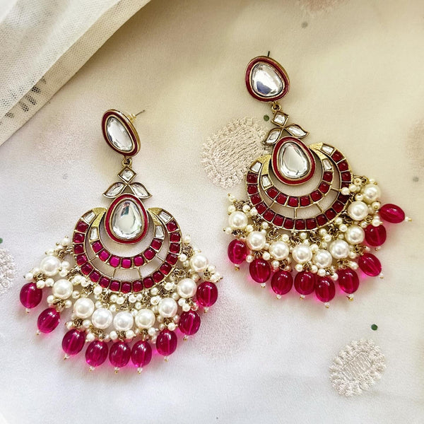 Grand Polki dollops statement earrings