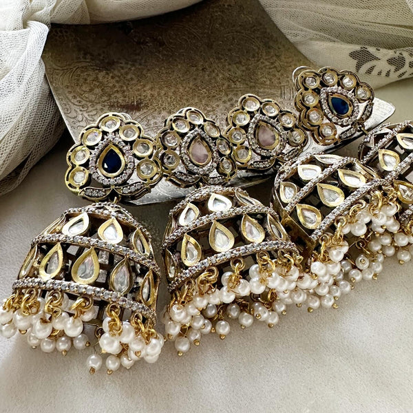 Polki Kundan jumbo jumkhas