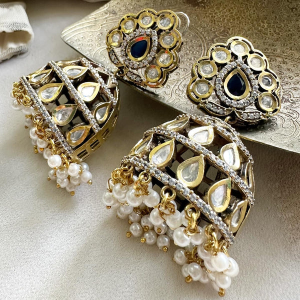 Polki Kundan jumbo jumkhas
