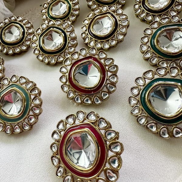 Polki lining studs