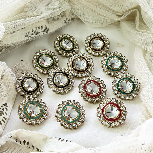 Polki lining studs