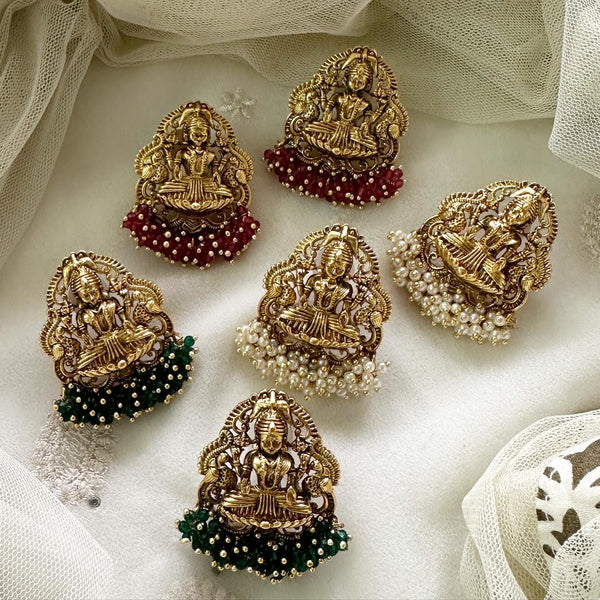 Matte cluster bunch Lakshmi studs