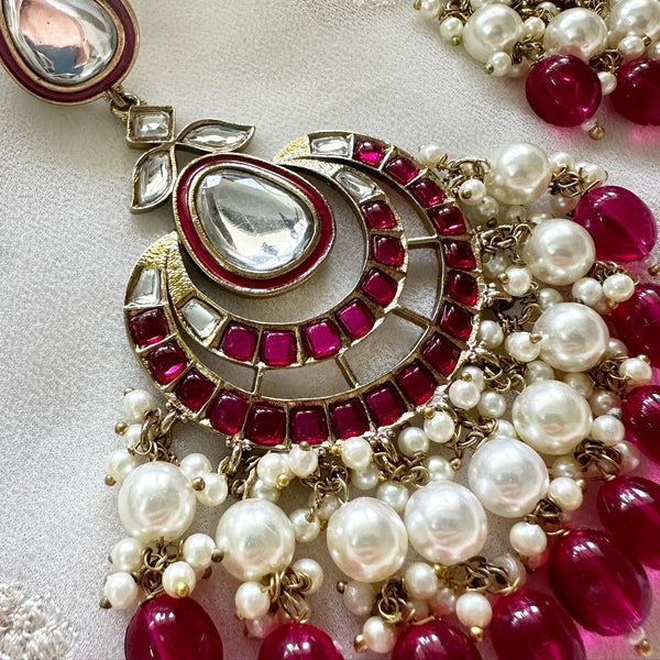 Grand Polki dollops statement earrings