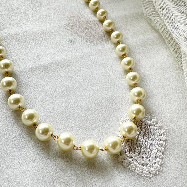 Single layer Pearl mala