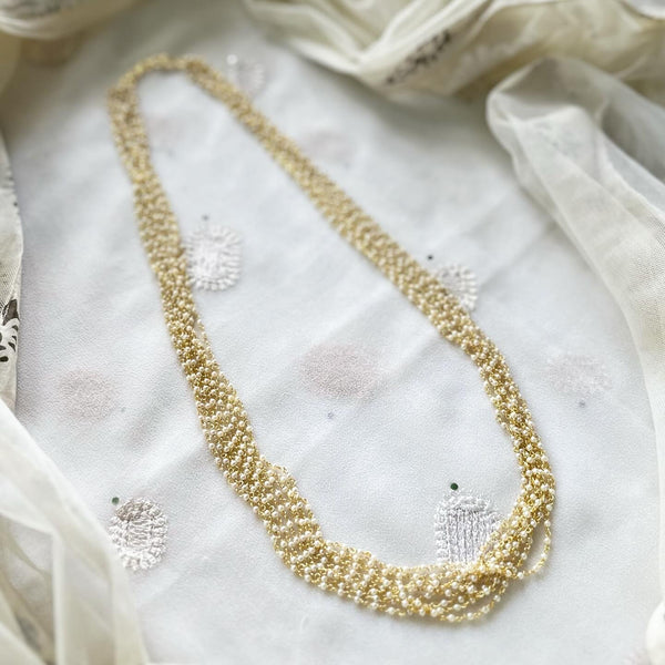 8 line Pearl mala - 24 inches