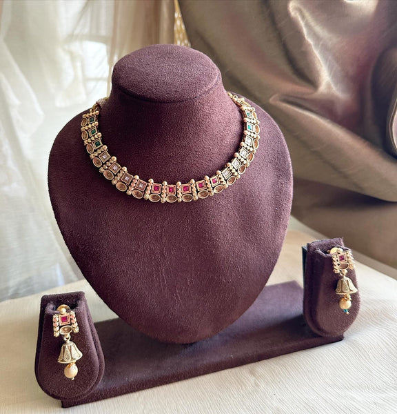 Matte square bubbles short set