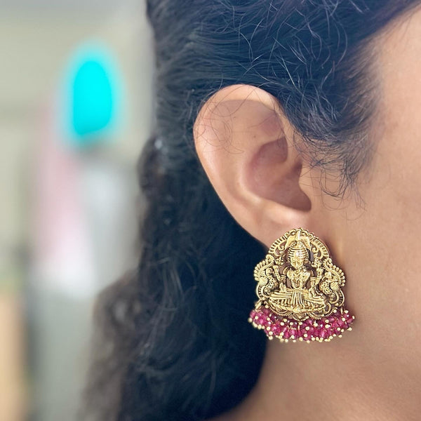 Matte cluster bunch Lakshmi studs