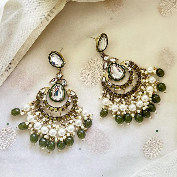 Grand Polki dollops statement earrings
