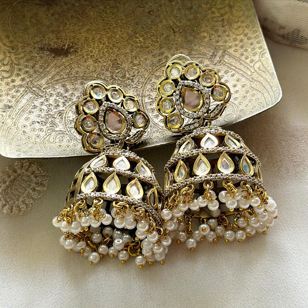 Polki Kundan jumbo jumkhas