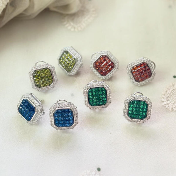 Hexa color pop ear studs