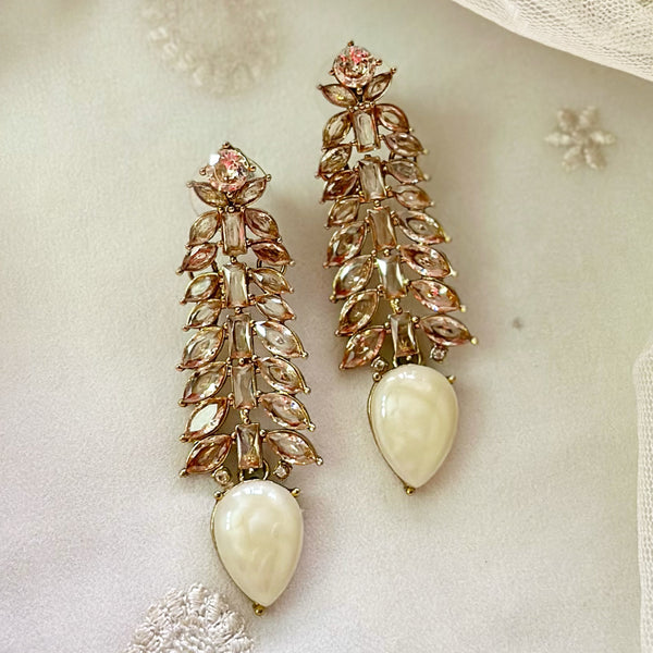 Pine-tear drops LCT earrings