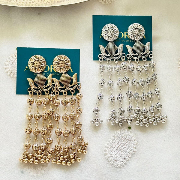Ethnic long earrings