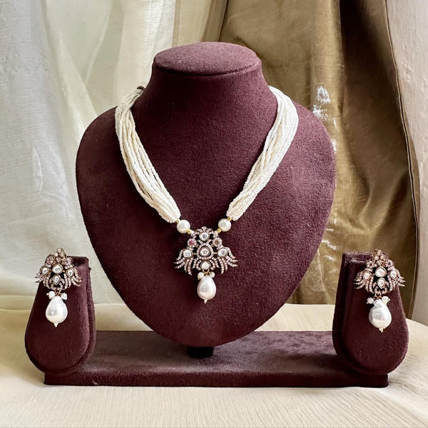 Victoria Peacock party choker set - Adorna