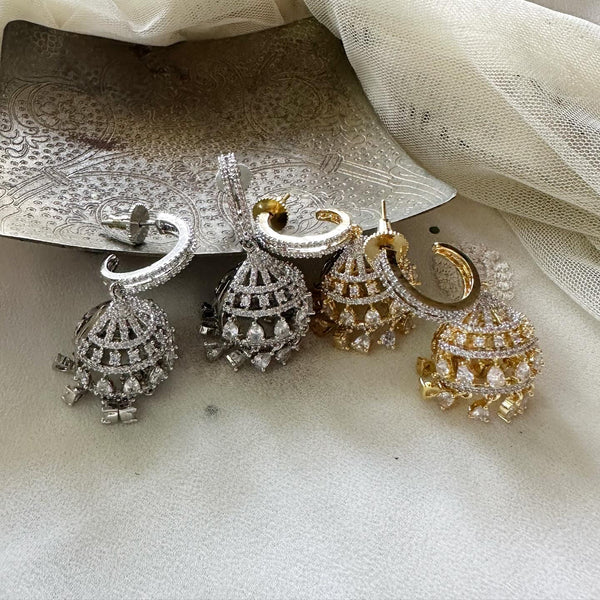 Half-hoop full jumkhas danglers
