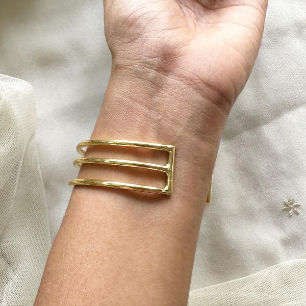 Helen - 3 line Bangle/Bracelet - Adorna