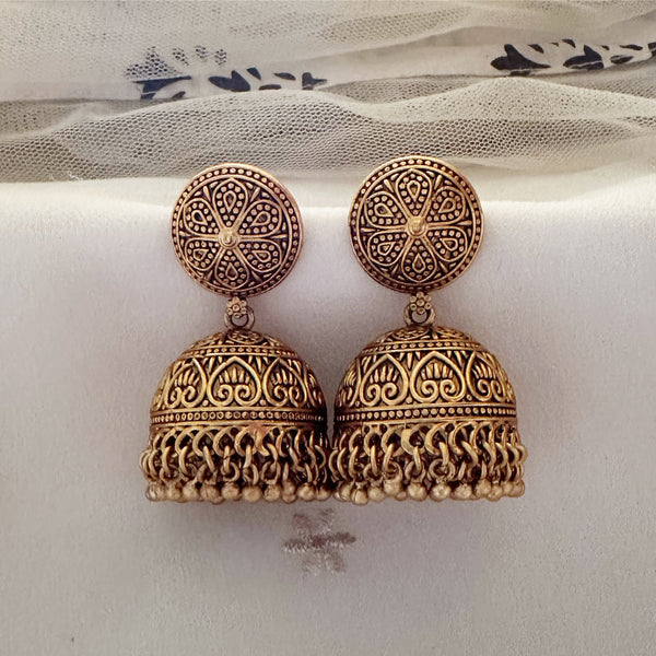 Intricate floral pattern matte jumkhas