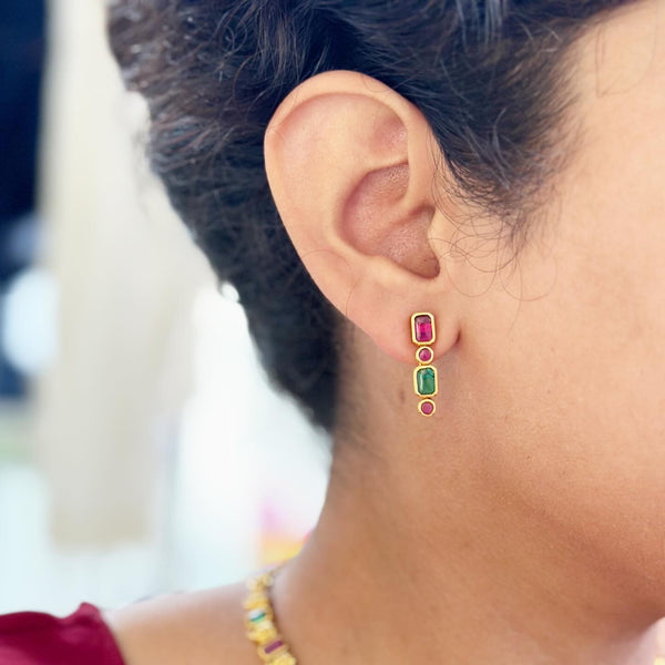 Antique Kemp Hexa Paisley mini short set