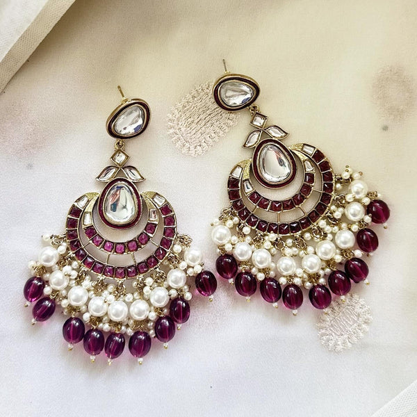 Grand Polki dollops statement earrings