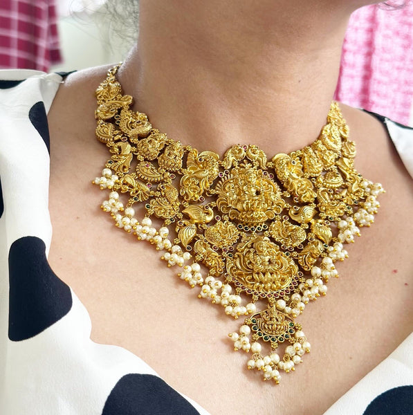 Bridal Antique Kemp Lakshmi-Peacock short set