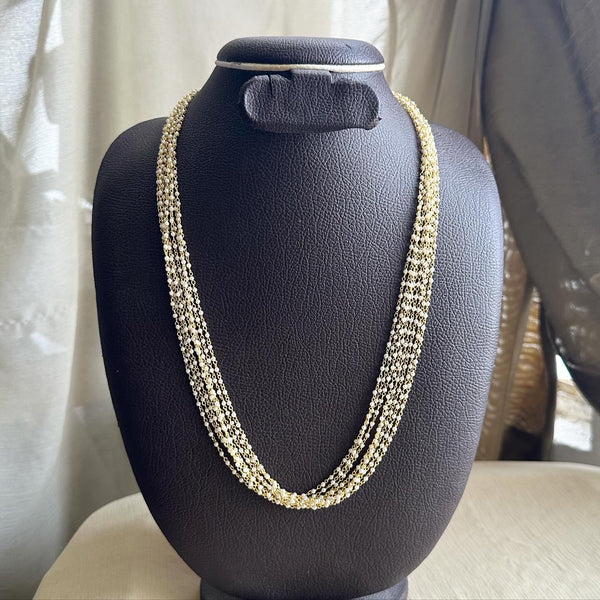 8 line Pearl mala - 24 inches