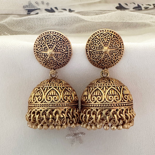 Intricate floral pattern matte jumkhas