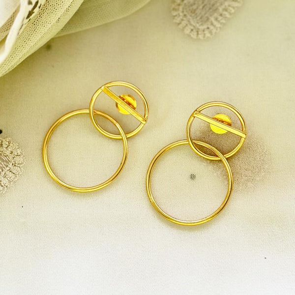 Circle Pendulum ear studs