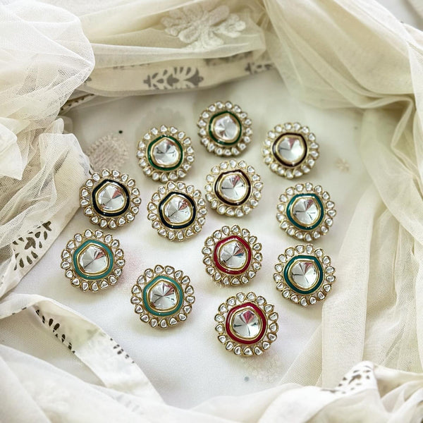 Polki lining studs
