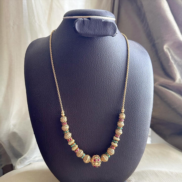 Antique matte Kemp tumble Sphere mala