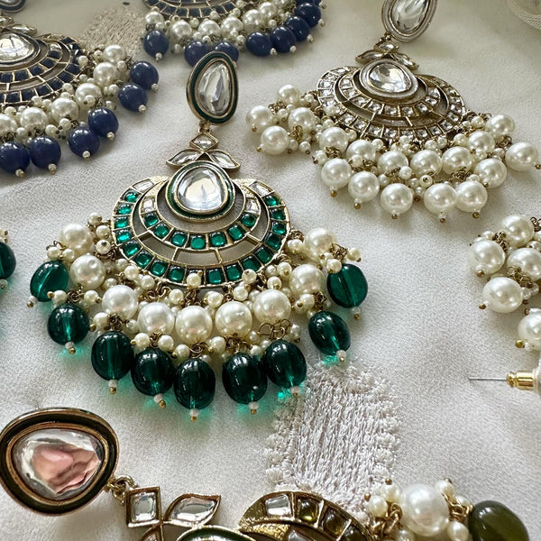 Grand Polki dollops statement earrings
