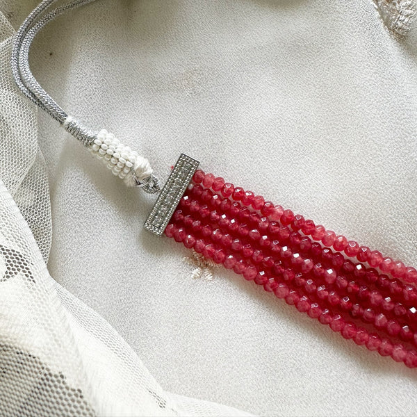 Pretty Peachy pink AD choker set