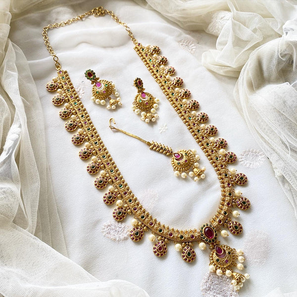 Suza kemp long combo neckset - Adorna