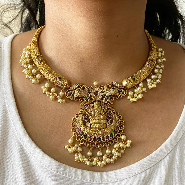Traditional Lakshmi floral designer pipe set - Adorna