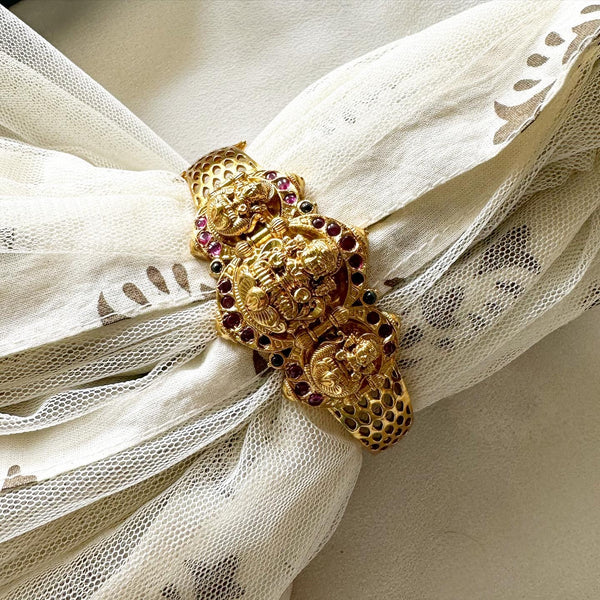 Kemp Lakshmi trio bracelet - Full Ruby - Adorna