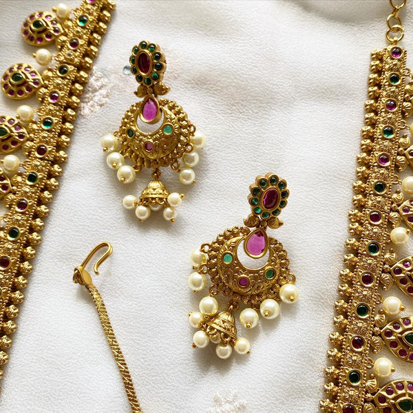 Suza kemp long combo neckset - Adorna