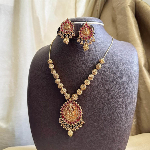 Antique Lakshmi Guntur mala set