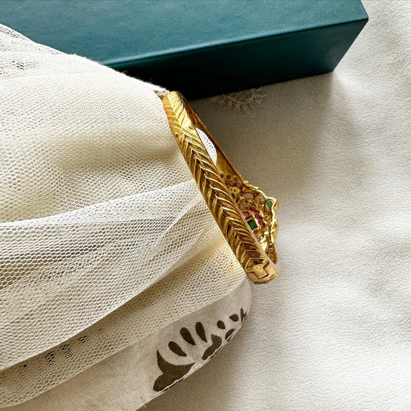 Crown Tiara kada/bracelet - Ruby-Green - Adorna