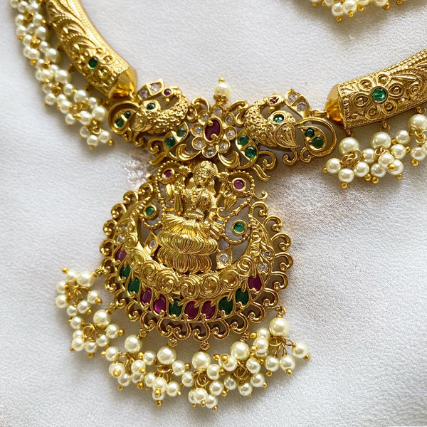 Traditional Lakshmi floral designer pipe set - Adorna