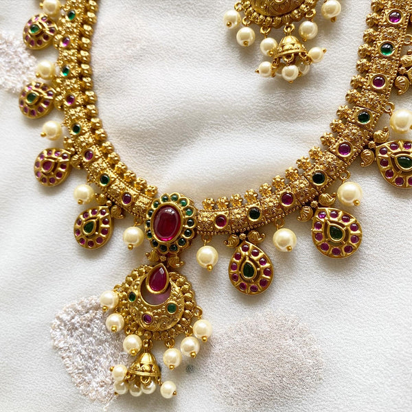 Suza kemp long combo neckset - Adorna