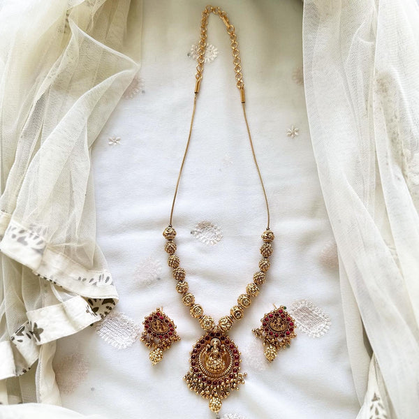 Antique Lakshmi Guntur mala set
