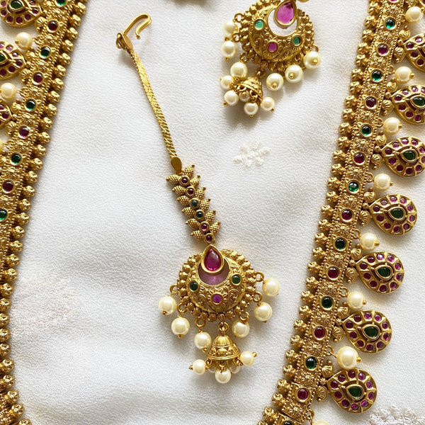 Suza kemp long combo neckset - Adorna