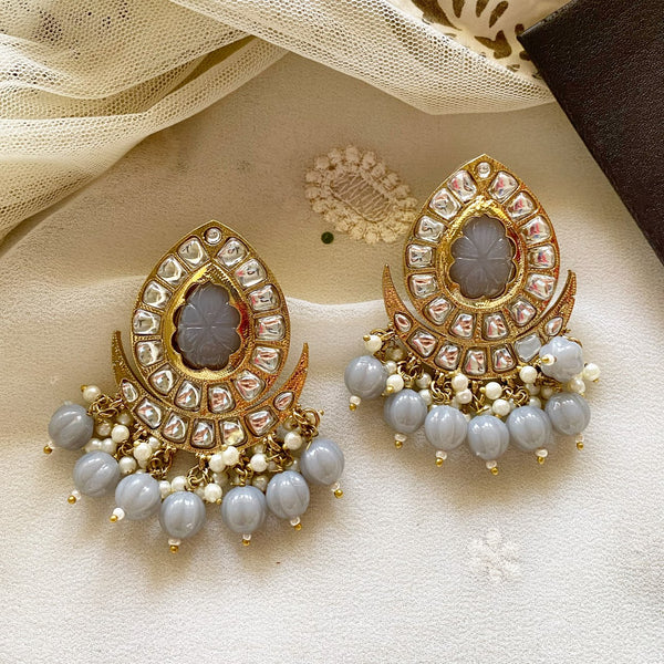 Lúa polki kundan studs - Adorna