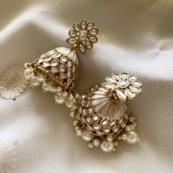 Rupa Polki enamel Jumkhas