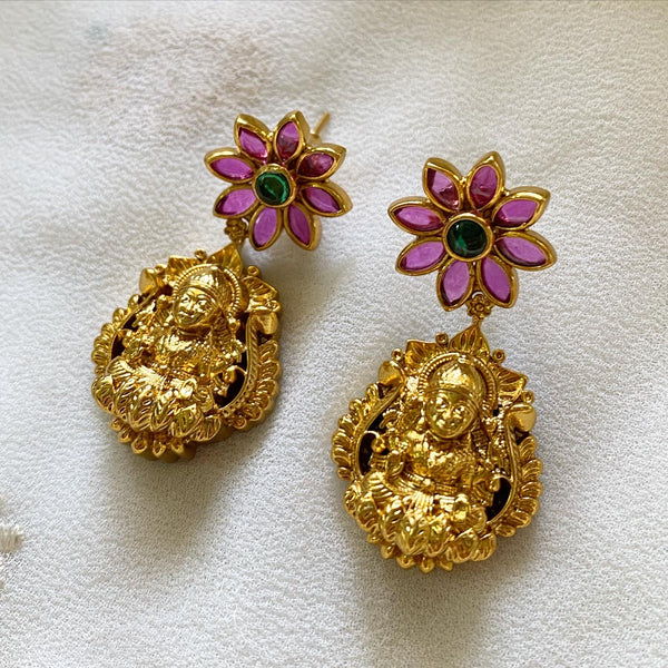 Antique matte Lakshmi kemp floral short set - Adorna