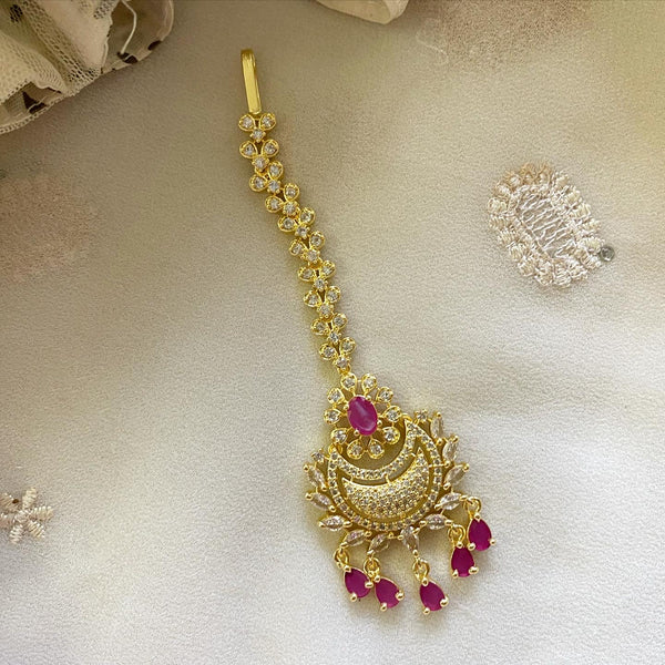 Gold AD thilak Moon tikka - Adorna