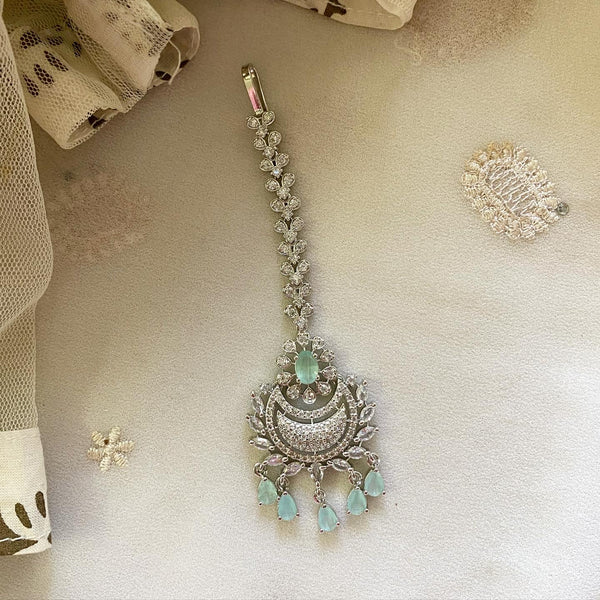 Silver AD thilak Moon tikka - Adorna