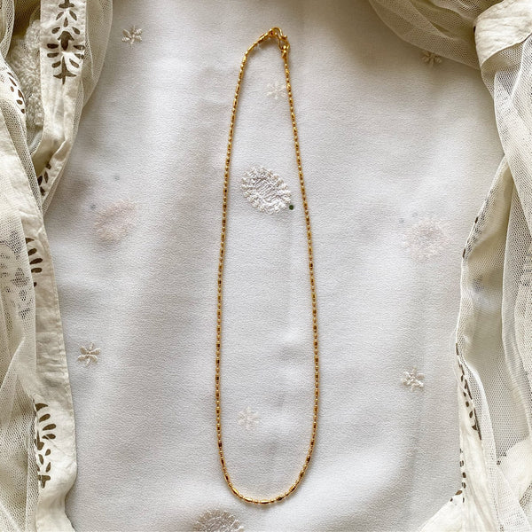 Dotted tube necklace - Adorna